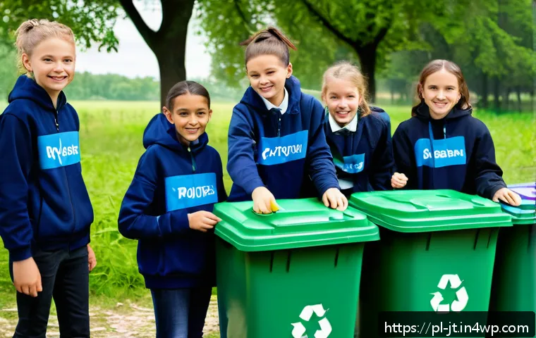 생태 리터러시 교육의 평가 방법 - A diverse group of Polish schoolchildren aged 12-15 engaging enthusiastically in an outdoor ecologic...